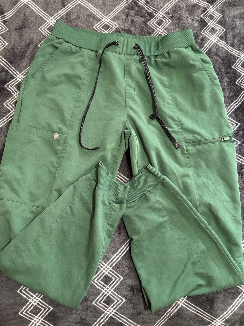 Fabletics Hunter Green Joggers Scrubs
